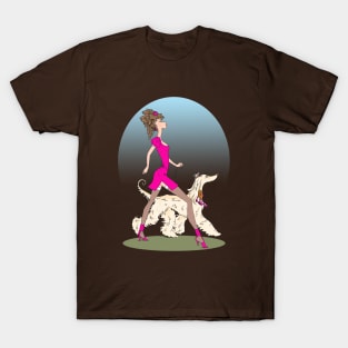 The ELITISTS! Afghan Hound. T-Shirt